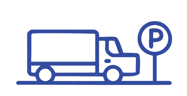 truck parking - white2